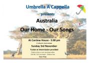 Australia Our Home Our Songs Concert 2019